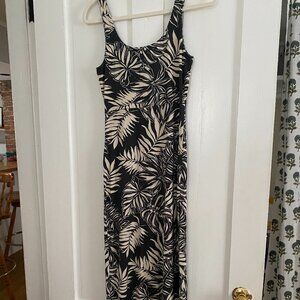 Z Supply Black and Tan Palm Sun Dress